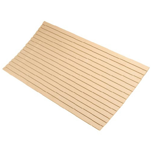 Panneau MDF, rainuré, gris, 3/4 po x 49 po x 97 po