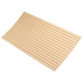 Panneau MDF, rainuré, gris, 3/4 po x 49 po x 97 po