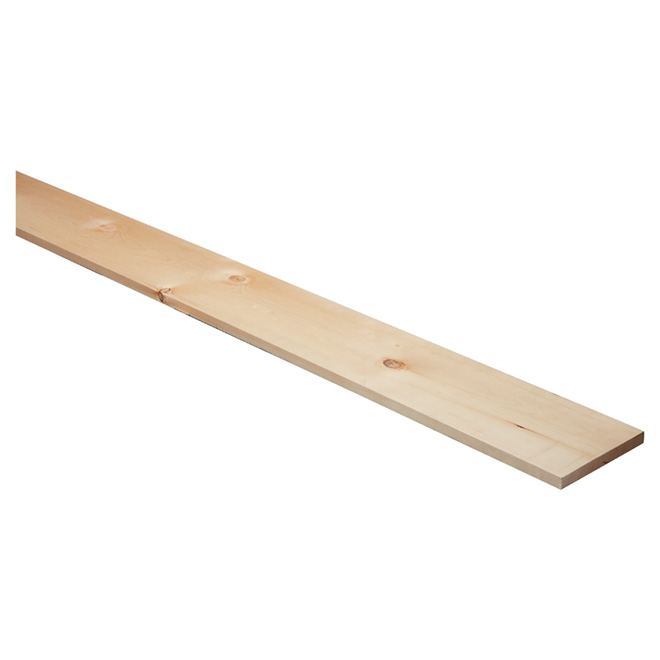 Knotty pine 1 in x 8 in x 8 ft