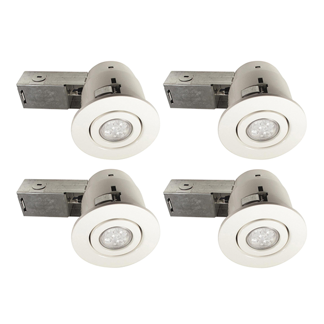 Set of 4 recessed fixtures