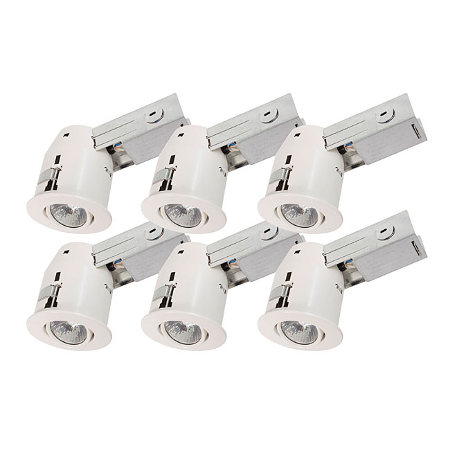 Boîte de 6 luminaires encastrés