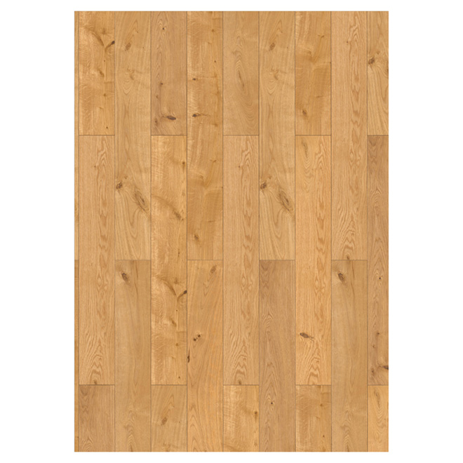 Composite Vinyl Floor Tile - Light Brown