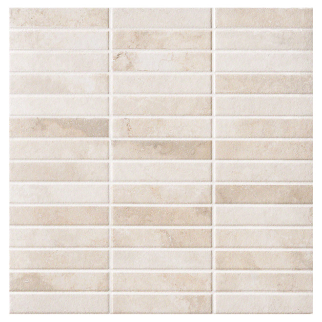 Ceramic Wall Mosaic - 13.39 x 13.39" - Beige