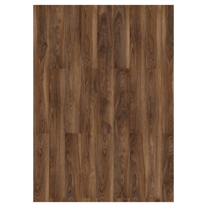 Plancher stratifié 12 mm, chêne brun