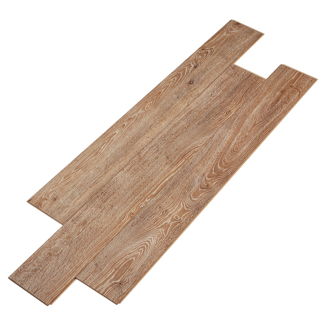 Plancher stratifié 12 mm, brun foncé