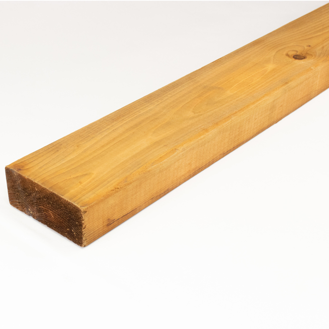 Treated Wood Brown - 2 in x 4 in x 8 ft