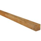 Treated Wood Brown - 4 in x 4 in x 8 ft
