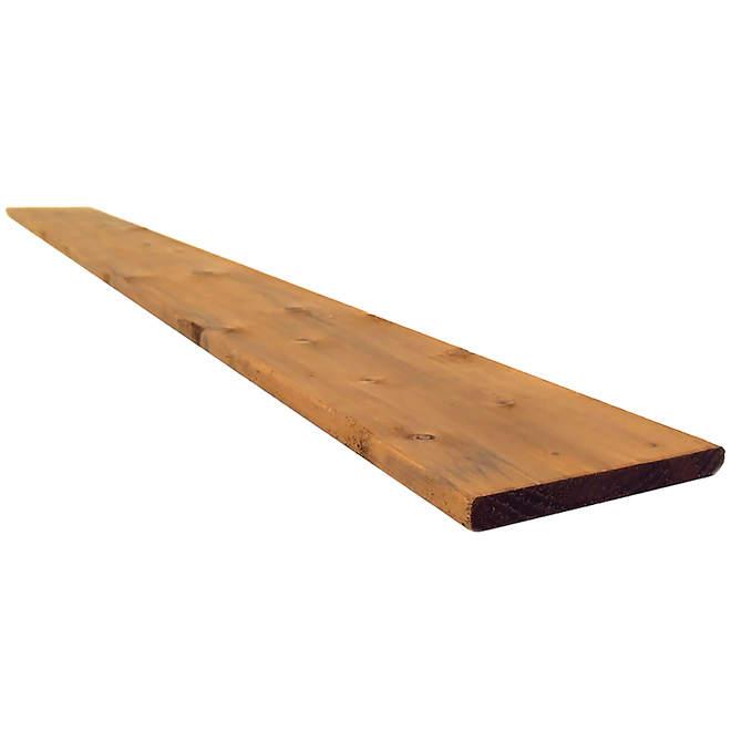 Treated Wood Brown - 1 in x 6 in x 5 ft