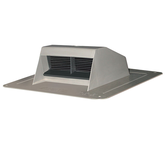 White Plastic Roof Vent Exhaust with Flapper