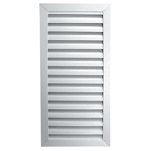 Évent de pignon rectangulaire 18 po x 24 po, blanc