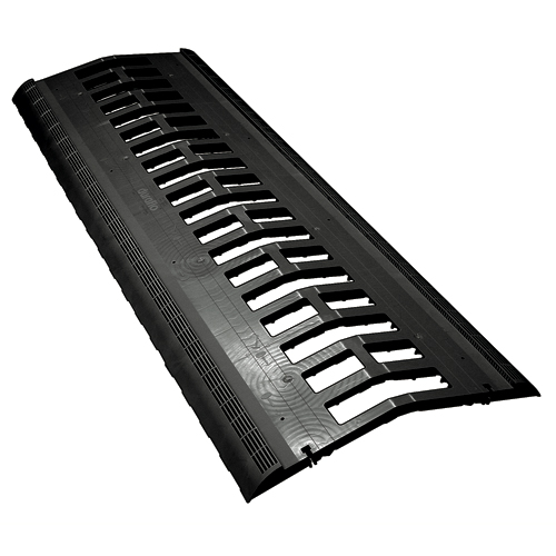Évent de faîte « WeatherPro Ridge » 12 7/8 po x 4 pi, noir