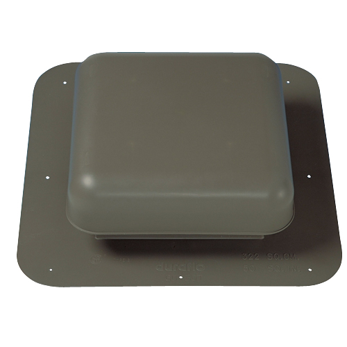Universal Roof Vent 17 1/8" x 16 3/4"- Black