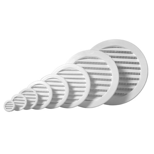 Round Mini Louver 2 1/2" - White