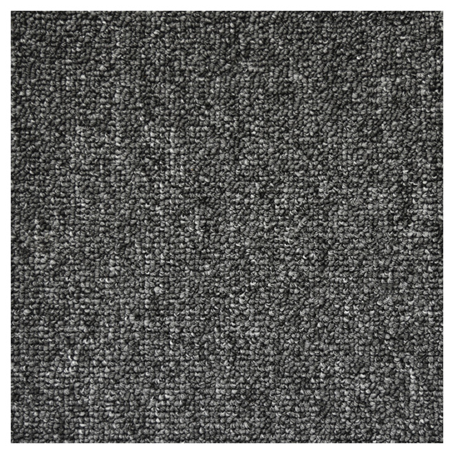 Tapis bouclé uniforme, couleur nuage sombre
