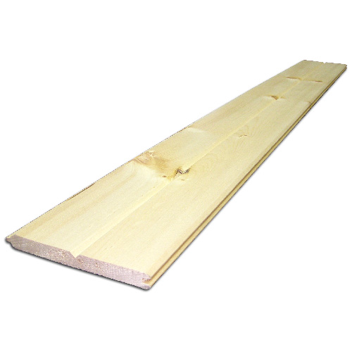 Planche de pin 1 po x 6 po x 8 pi, bois naturel