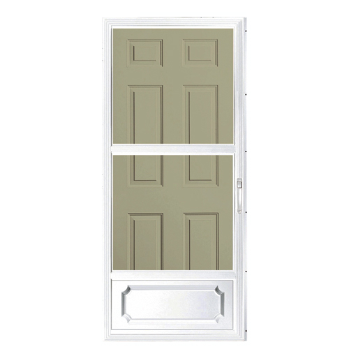 "National" Aluminum Storm Door