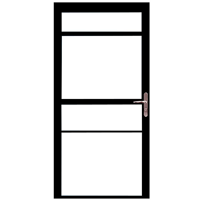 Century 2 Lite Aluminum Storm Door 36" - Black
