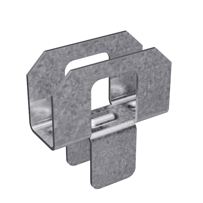 Galvanized Steel Plywood Clip 7/16" - Box of 250