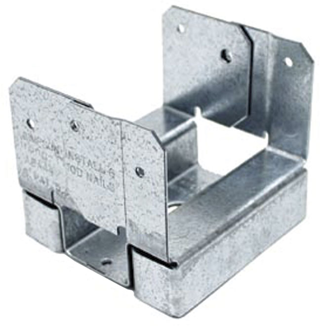 Base de poteau réglable « Série AB », 4 x 4 po, paquet de 20
