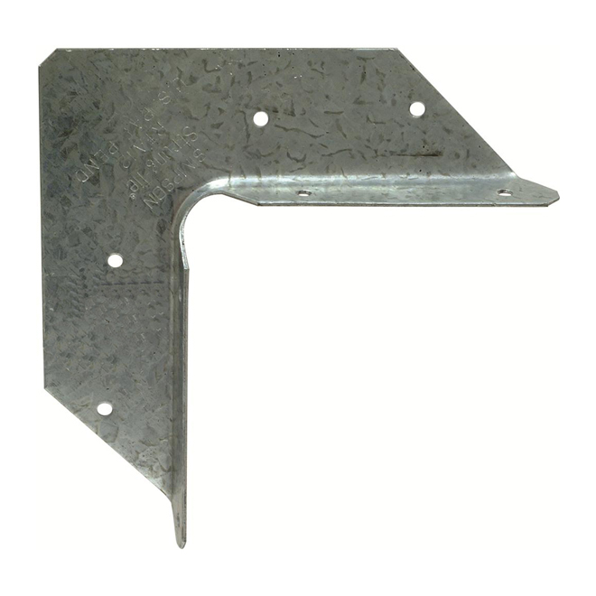 Cornière rigide en acier galvanisé de calibre 18 de 1" x 2"