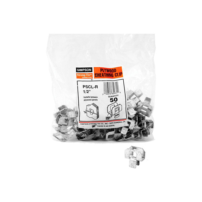 Attache en acier galvanisé 1/2" de calibre 20, sac de 50