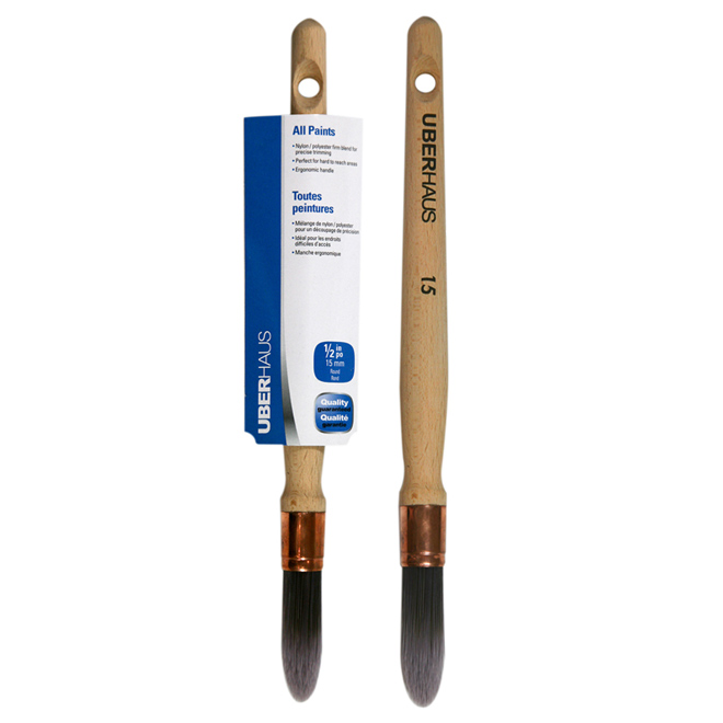 Round tip brush
