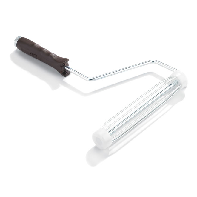 Monture pour rouleau, manche de plastique, 9 1/2"
