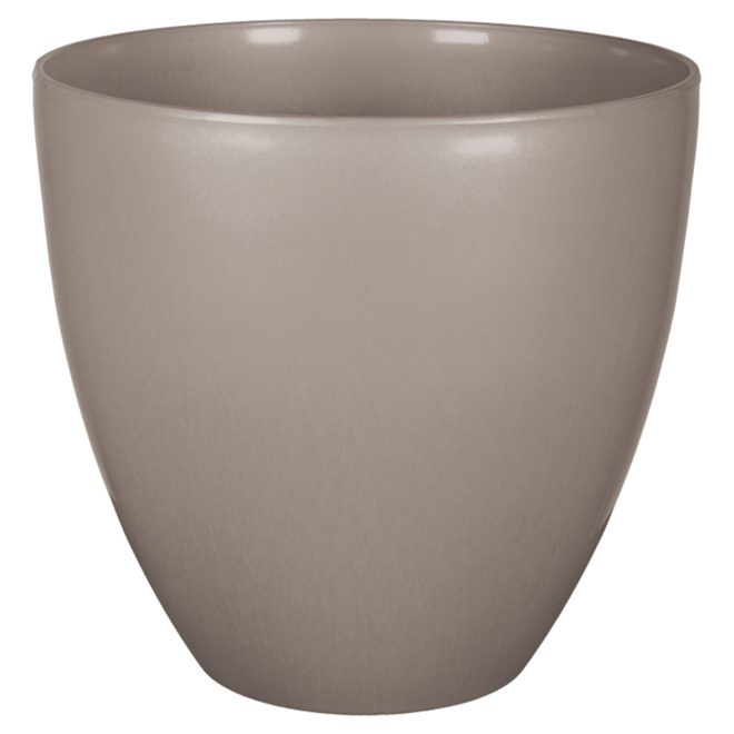 Planter Pot - "Egg" - 15" - Taupe