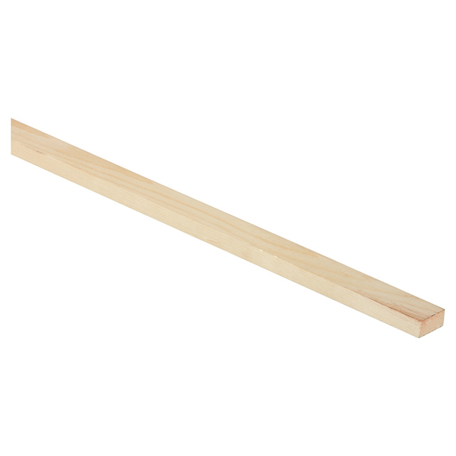 White pine 1 in x 2 in x 6 ft