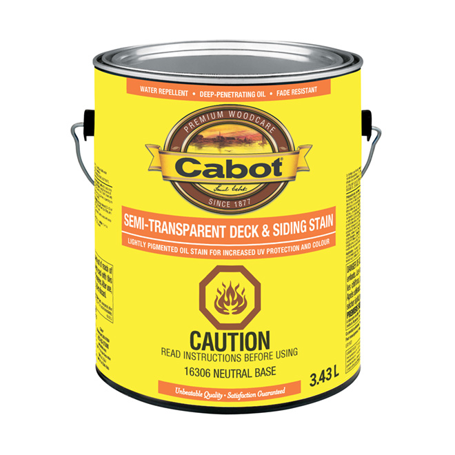 Semi-clear Deck Stain