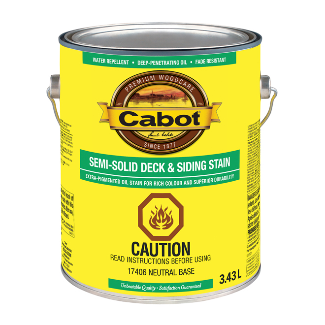 Semi-solid Deck Stain