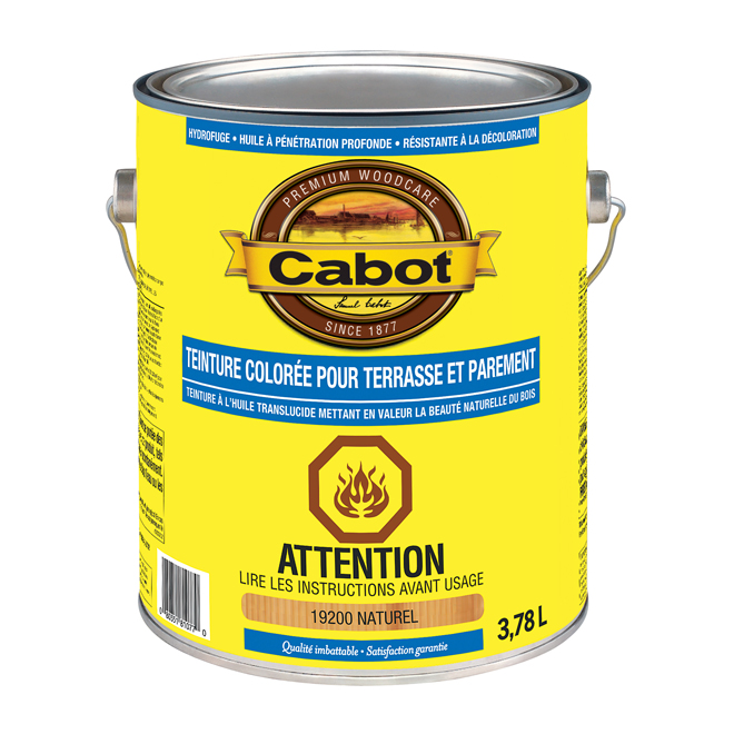 Teinture d'extérieur pour terrasse et parement