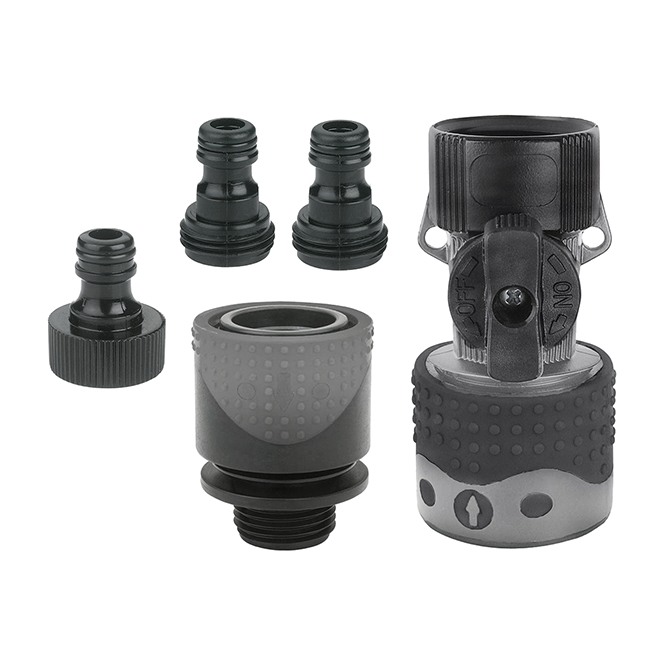 Ensemble de 5 raccords rapides à boyau « Quick Connect »