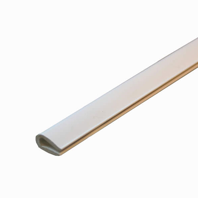 U-Channel Deck Finishing Edge 72" - White