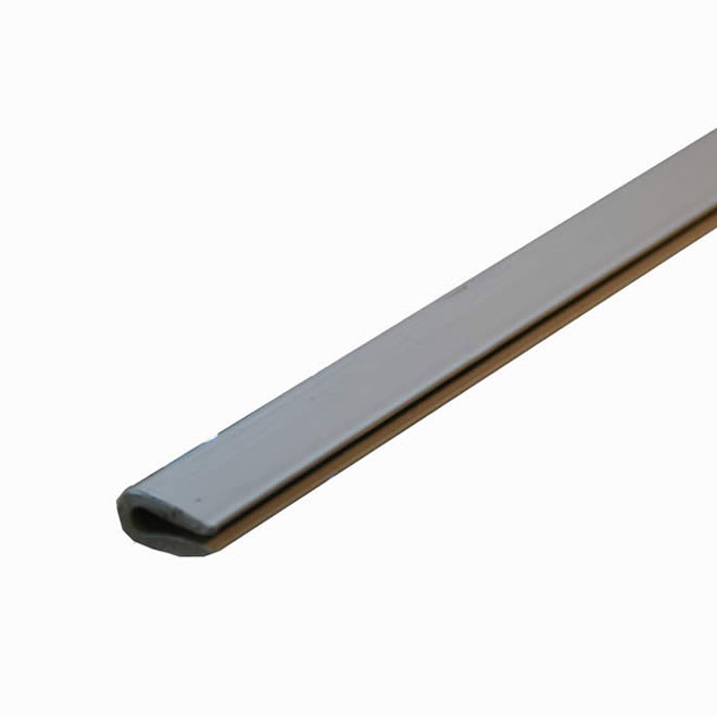 U-Channel Deck Finishing Edge 72" - Grey
