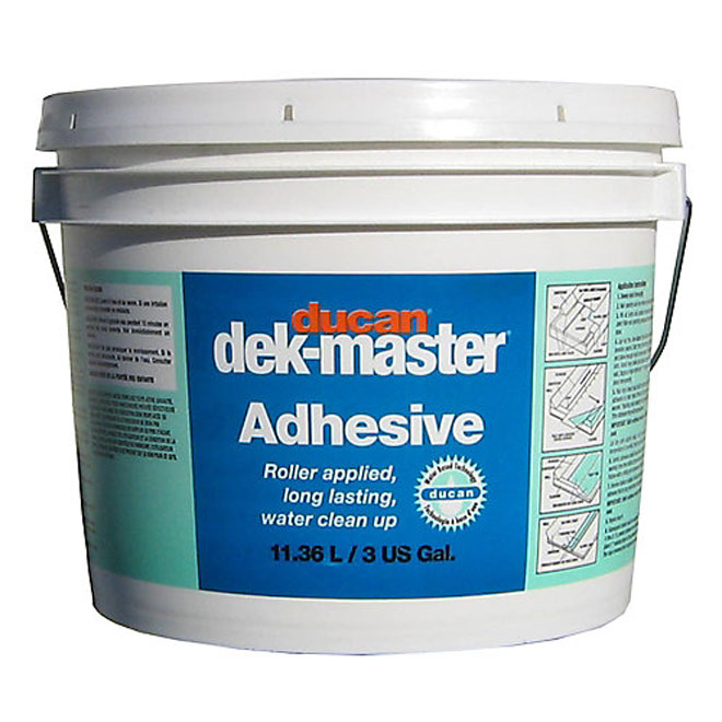 White Water-Based Adhesive for Vinyl Siding 11.36 L