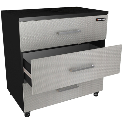 3-drawer unit