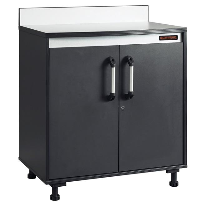 2-Door Base Cabinet with Work Surface