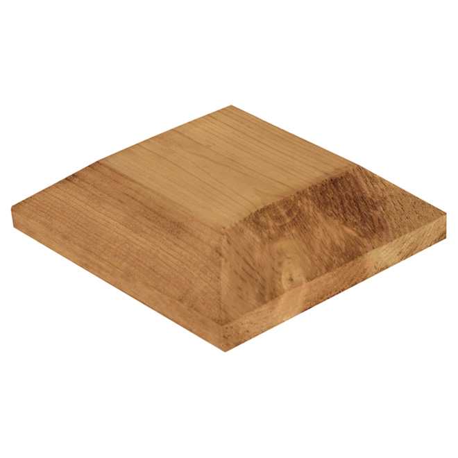 Flat Cedar Post Cap