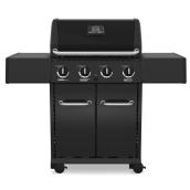 Propane Gas Barbecue - 40,000 BTU - 644 sq. in. - Black
