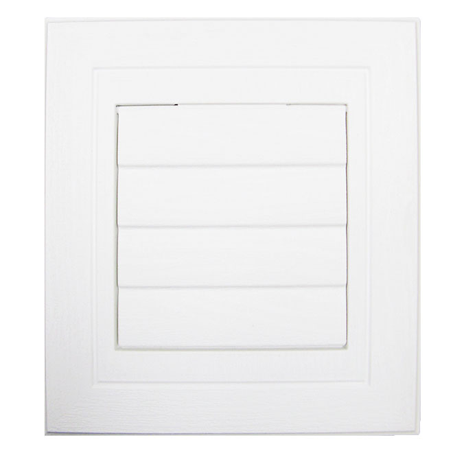 Dryer Vent Block White