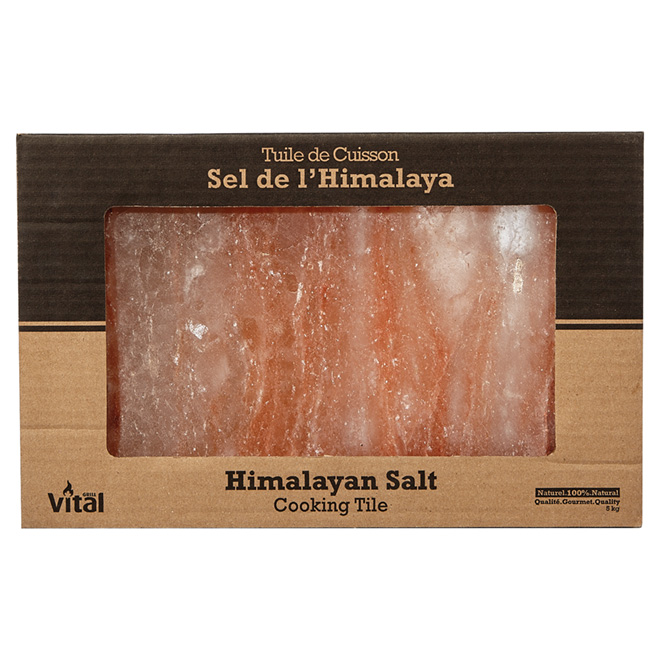 Tuile de cuisson en sel de l'Himalaya