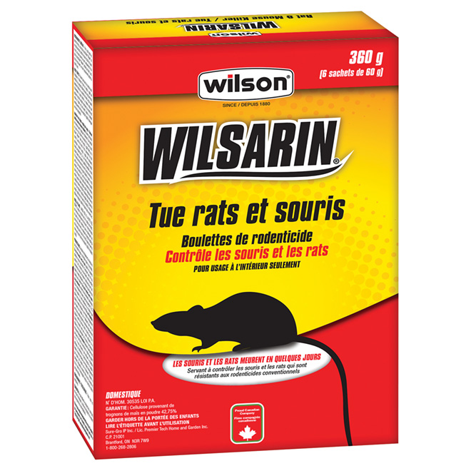 Pastilles d'appât cellulose pour rats et souris