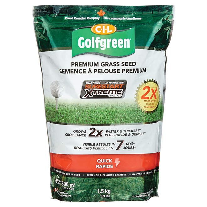 Semence à pelouse rapide « Surestart Xtreme », 1,5 kg