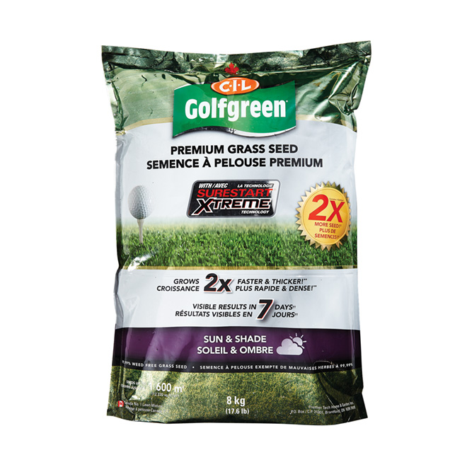 Semence à pelouse « Surestart Xtreme », soleil/ombre, 8 kg