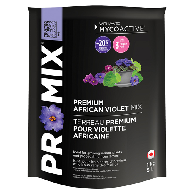 "Premium" African Violet Mix - 5 L