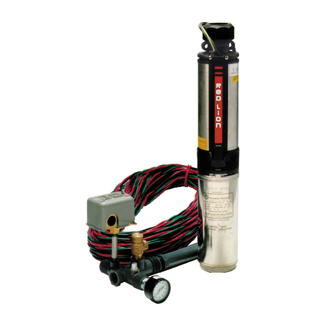 Pompe submersible de puits profond de 3/4 HP avec moteur