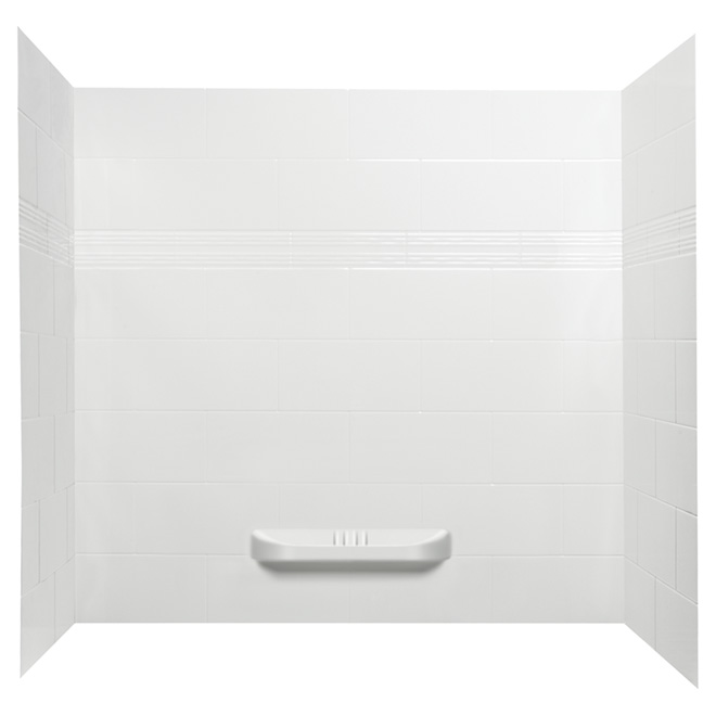Technoform "Evolution" 3-Panel Tub Surround