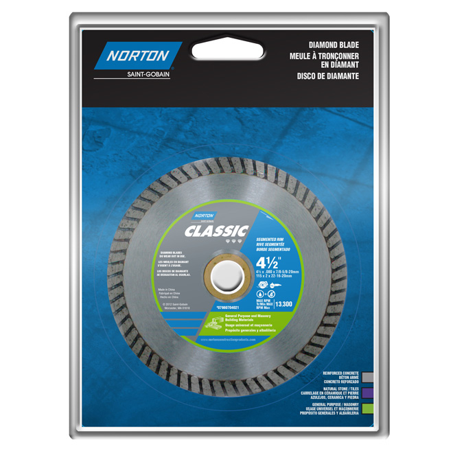 Turbo Diamond Blade - "Classic" - 4 1/2"