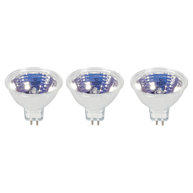Ampoule quartz-halogène MR16 35 watts, paquet de 3